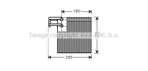 AVA QUALITY COOLING Испаритель, кондиционер DNV257